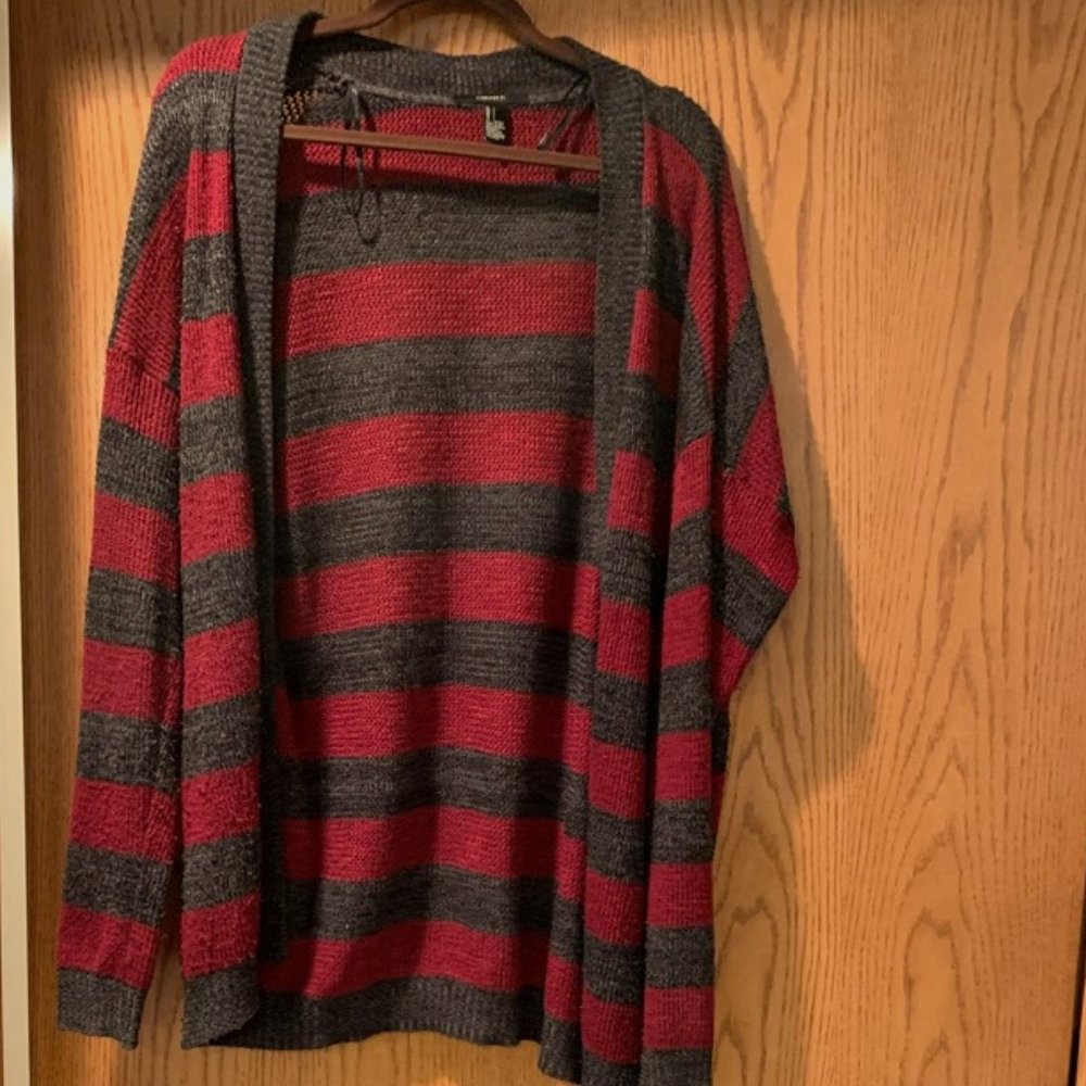 Multi-Colored Stripped Cardigan